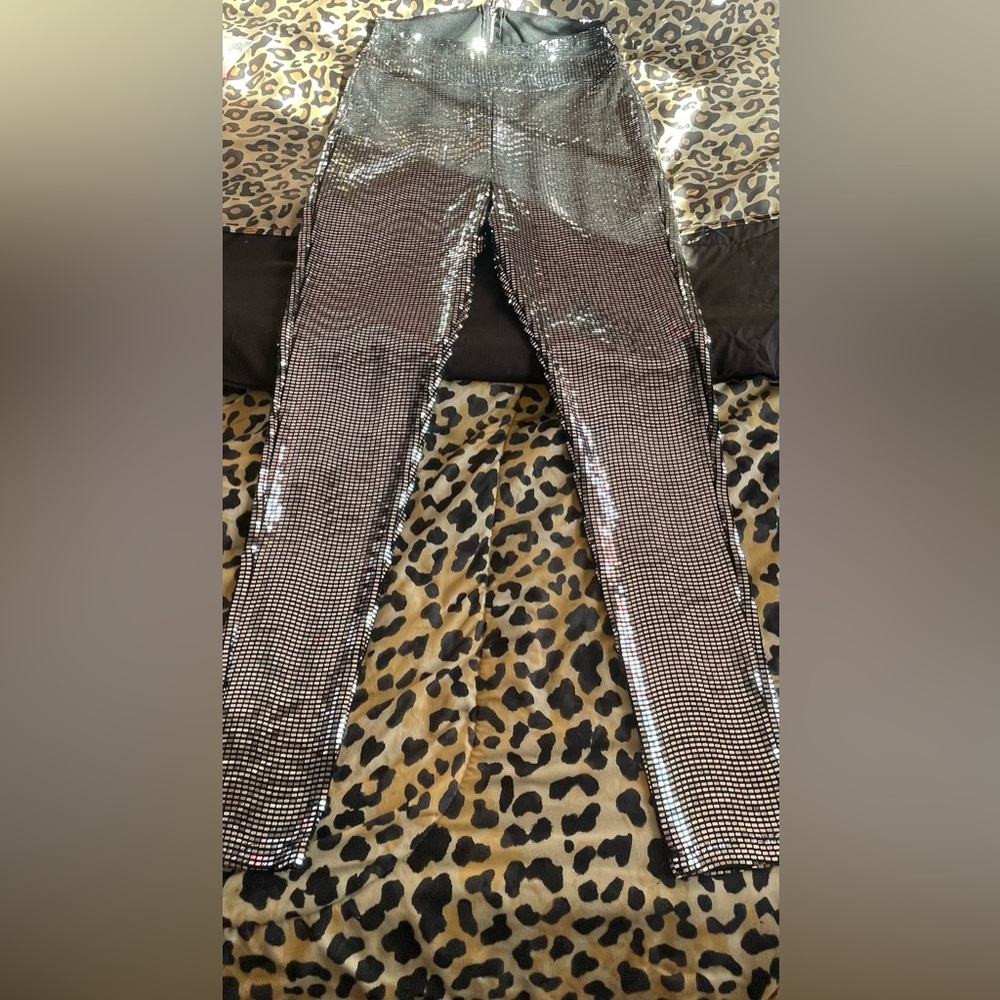 Foil Dotted Legging Pant